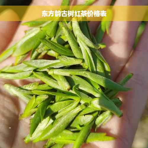 东方韵古树红茶价格表