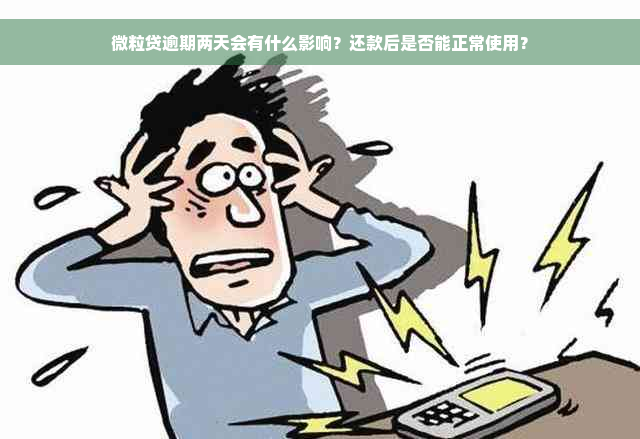 微粒贷逾期两天会有什么影响？还款后是否能正常使用？