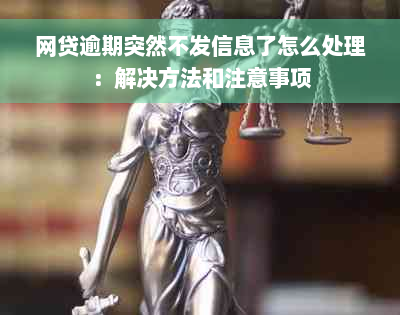 网贷逾期突然不发信息了怎么处理：解决方法和注意事项