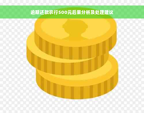 逾期还款农行500元后果分析及处理建议