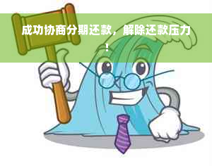 成功协商分期还款，解除还款压力！