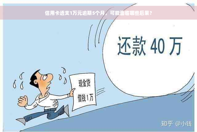 信用卡透支1万元逾期5个月，可能面临哪些后果？