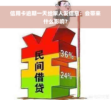 信用卡逾期一天给家人发信息：会带来什么影响？