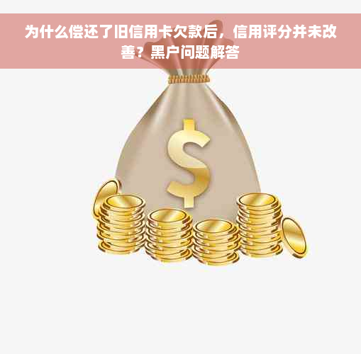 为什么偿还了旧信用卡欠款后，信用评分并未改善？黑户问题解答