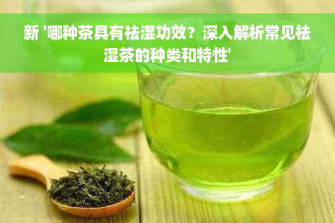 新 '哪种茶具有祛湿功效？深入解析常见祛湿茶的种类和特性'