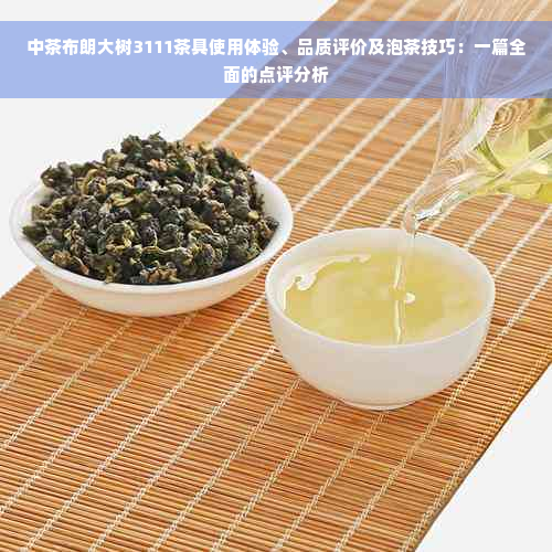 中茶布朗大树3111茶具使用体验、品质评价及泡茶技巧：一篇全面的点评分析