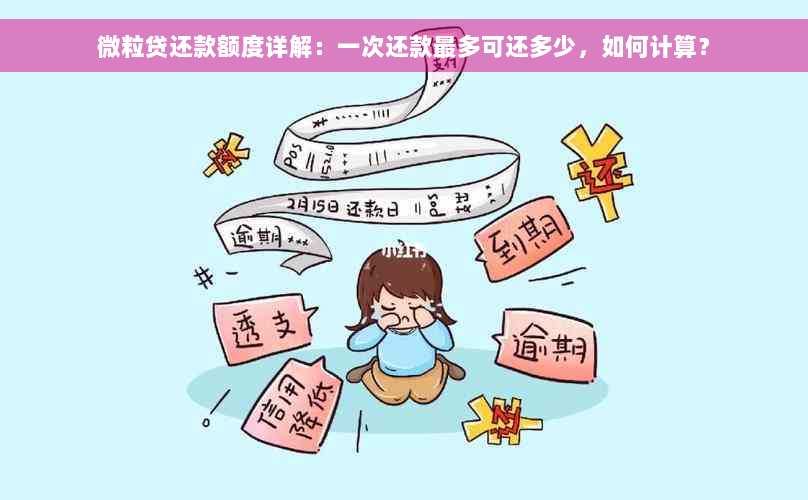 微粒贷还款额度详解：一次还款最多可还多少，如何计算？