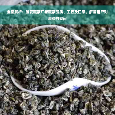 全面解析：雅安藏茶厂老藏茶品质、工艺及口感，解答用户对藏茶的疑问