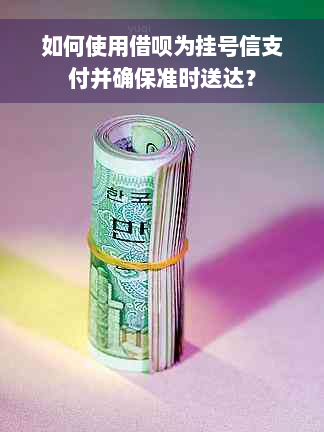 如何使用借呗为挂号信支付并确保准时送达？