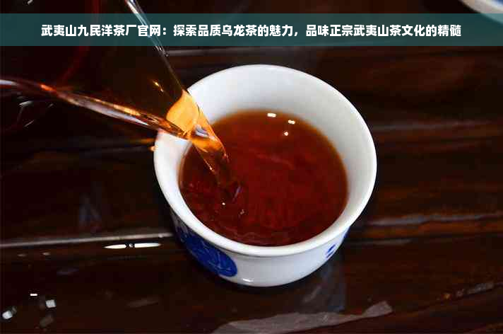 武夷山九民洋茶厂官网：探索品质乌龙茶的魅力，品味正宗武夷山茶文化的精髓