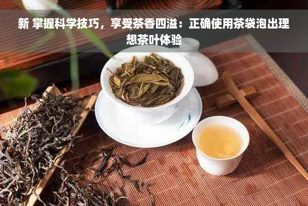 新 掌握科学技巧，享受茶香四溢：正确使用茶袋泡出理想茶叶体验