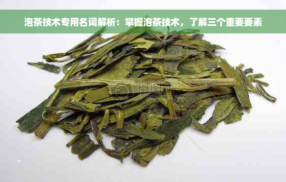 泡茶技术专用名词解析：掌握泡茶技术，了解三个重要要素