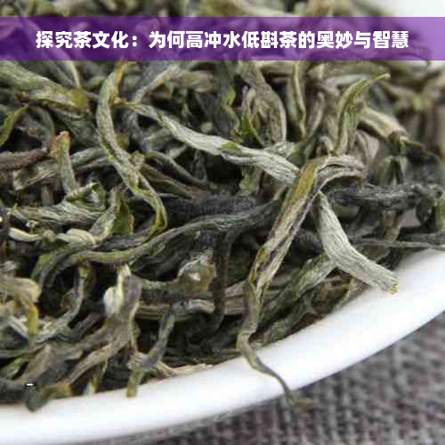 探究茶文化：为何高冲水低斟茶的奥妙与智慧