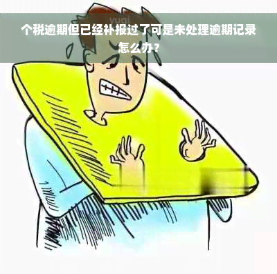 个税逾期但已经补报过了可是未处理逾期记录怎么办？