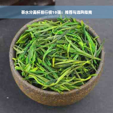 茶水分离杯排行榜10强：推荐与选购指南