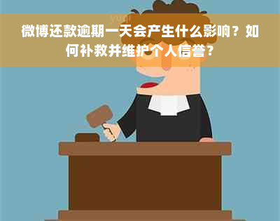 微博还款逾期一天会产生什么影响？如何补救并维护个人信誉？