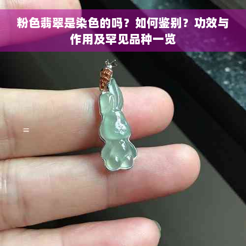 粉色翡翠是染色的吗？如何鉴别？功效与作用及罕见品种一览