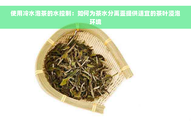 使用冷水泡茶的水控制：如何为茶水分离壶提供适宜的茶叶浸泡环境