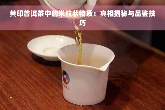 黄印普洱茶中的米粒状物质：真相揭秘与品鉴技巧