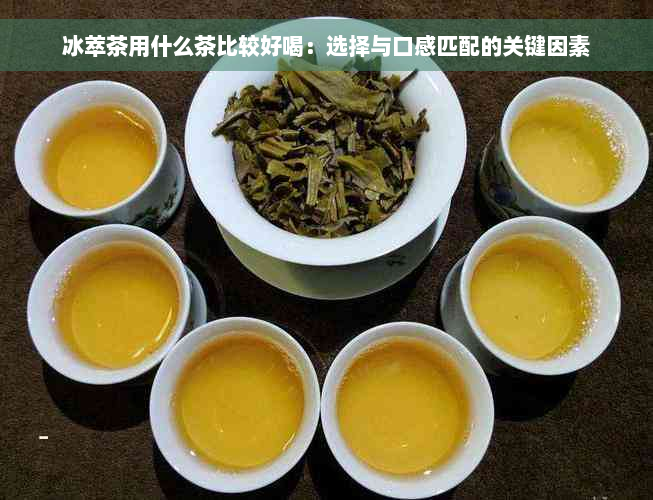 冰萃茶用什么茶比较好喝：选择与口感匹配的关键因素