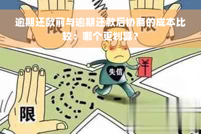 逾期还款前与逾期还款后协商的成本比较：哪个更划算？