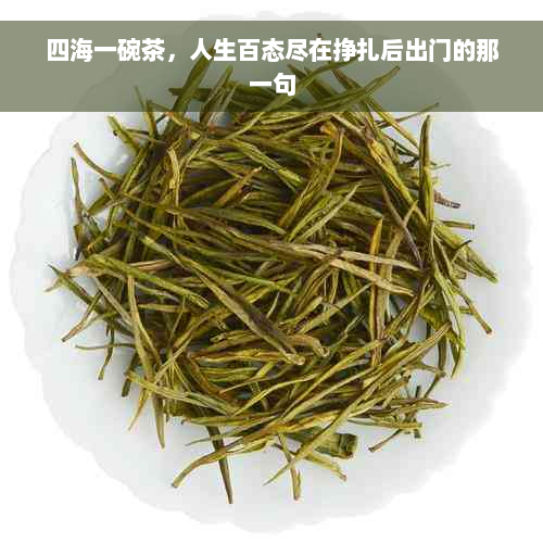 四海一碗茶，人生百态尽在挣扎后出门的那一句