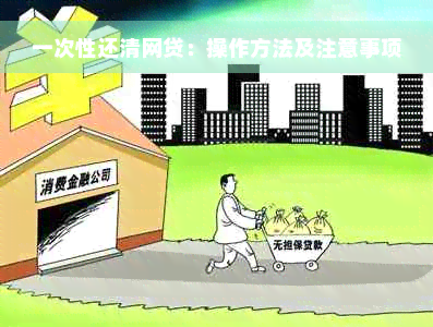 一次性还清网贷：操作方法及注意事项