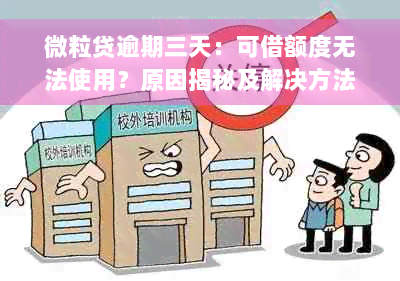 微粒贷逾期三天：可借额度无法使用？原因揭秘及解决方法！