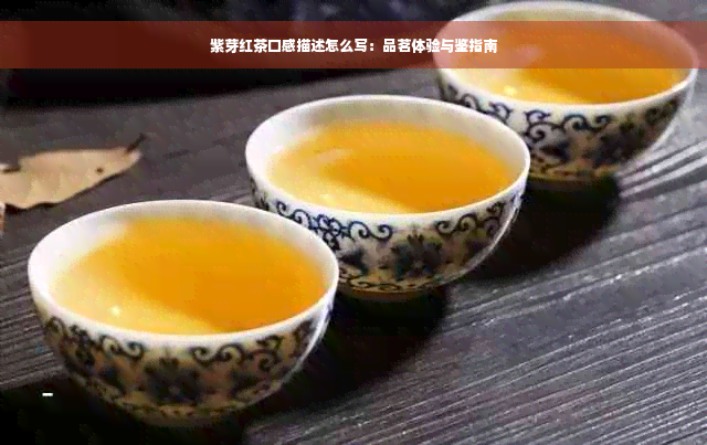 紫芽红茶口感描述怎么写：品茗体验与鉴指南