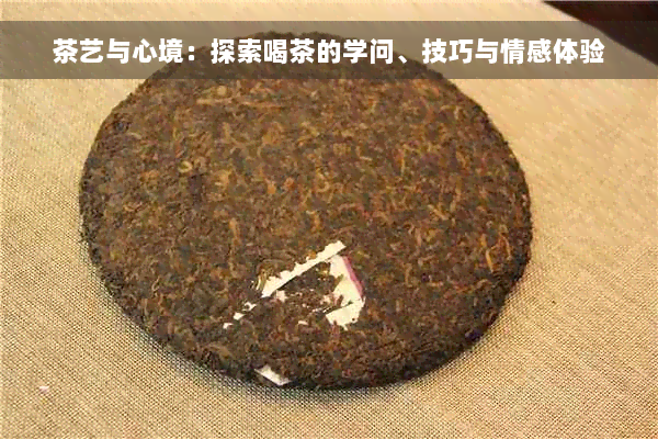 茶艺与心境：探索喝茶的学问、技巧与情感体验