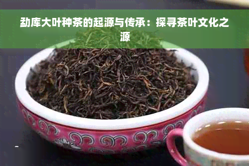 勐库大叶种茶的起源与传承：探寻茶叶文化之源