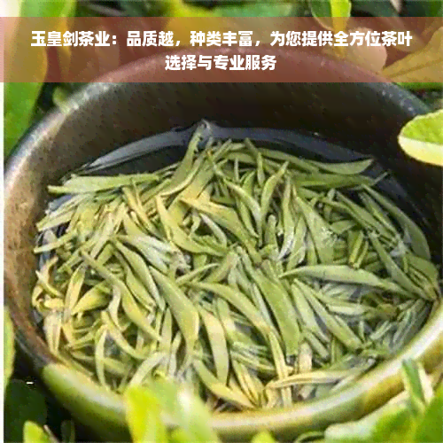 玉皇剑茶业：品质越，种类丰富，为您提供全方位茶叶选择与专业服务