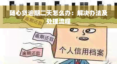 随心贷逾期二天怎么办：解决办法及处理流程