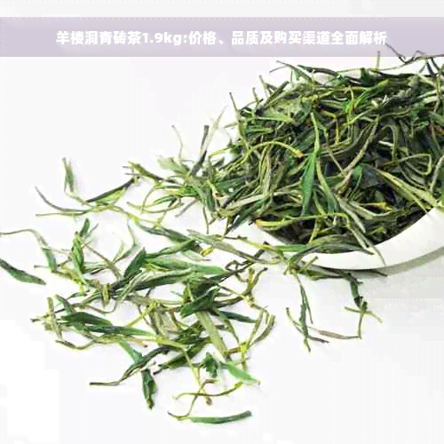 羊楼洞青砖茶1.9kg:价格、品质及购买渠道全面解析