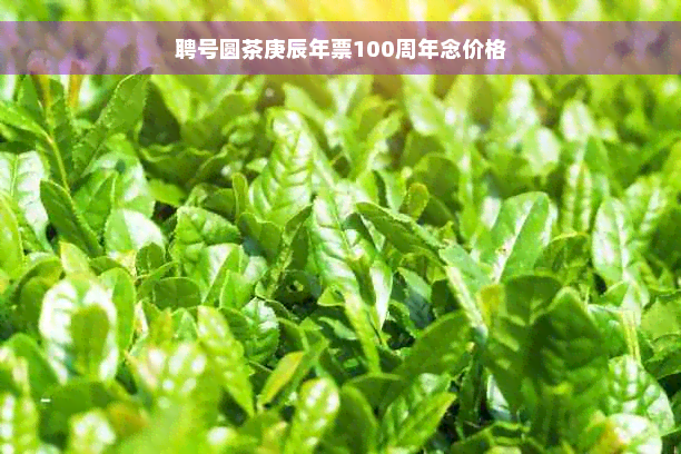 聘号圆茶庚辰年票100周年念价格