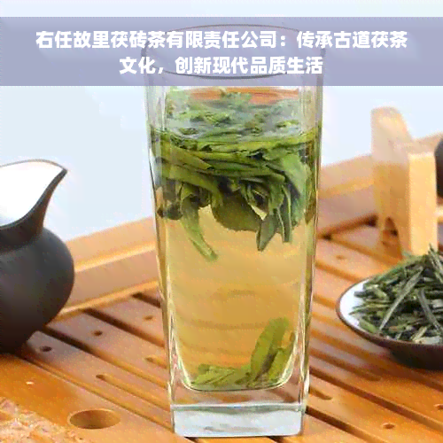 右任故里茯砖茶有限责任公司：传承古道茯茶文化，创新现代品质生活