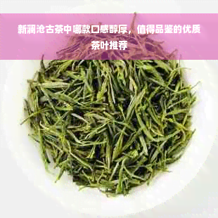 新澜沧古茶中哪款口感醇厚，值得品鉴的优质茶叶推荐