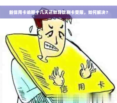 新信用卡逾期十几天还款导致刷卡受限，如何解决？