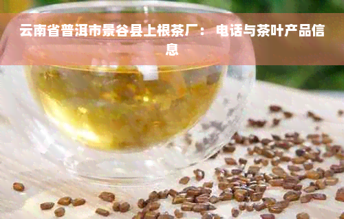 云南省普洱市景谷县上根茶厂： 电话与茶叶产品信息