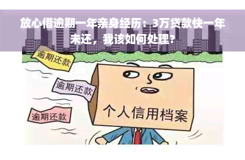 放心借逾期一年亲身经历：3万贷款快一年未还，我该如何处理？