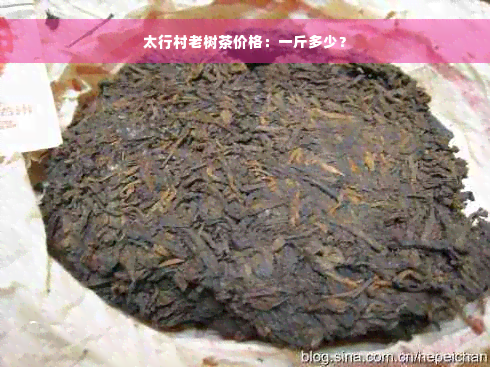 太行村老树茶价格：一斤多少？