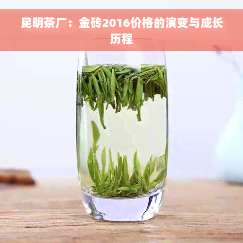 昆明茶厂：金砖2016价格的演变与成长历程