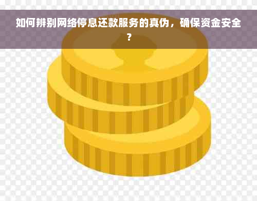 如何辨别网络停息还款服务的真伪，确保资金安全？