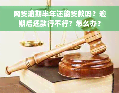 网贷逾期半年还能贷款吗？逾期后还款行不行？怎么办？