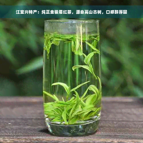 江宜兴特产：纯正金骏眉红茶，源自高山古树，口感醇厚回