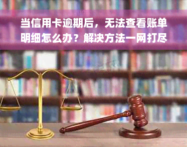 当信用卡逾期后，无法查看账单明细怎么办？解决方法一网打尽