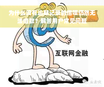 为什么没有逾期记录的借呗仍然无法借款？解答用户常见问题