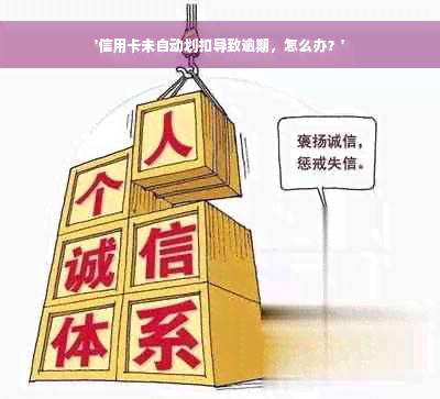 '信用卡未自动划扣导致逾期，怎么办？'