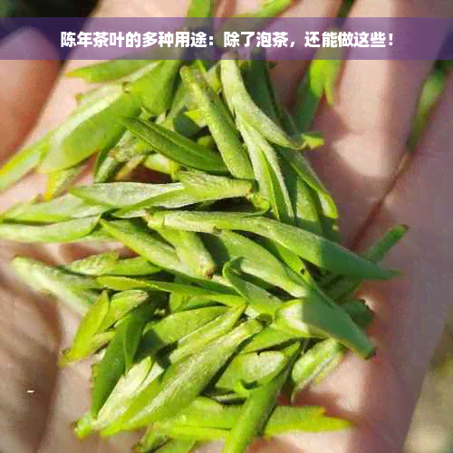 陈年茶叶的多种用途：除了泡茶，还能做这些！