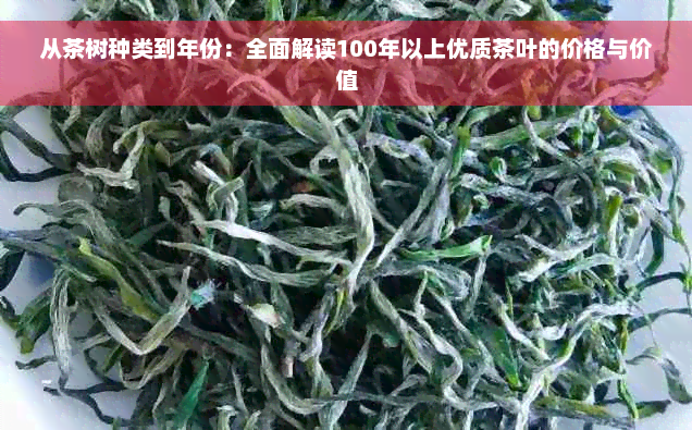 从茶树种类到年份：全面解读100年以上优质茶叶的价格与价值